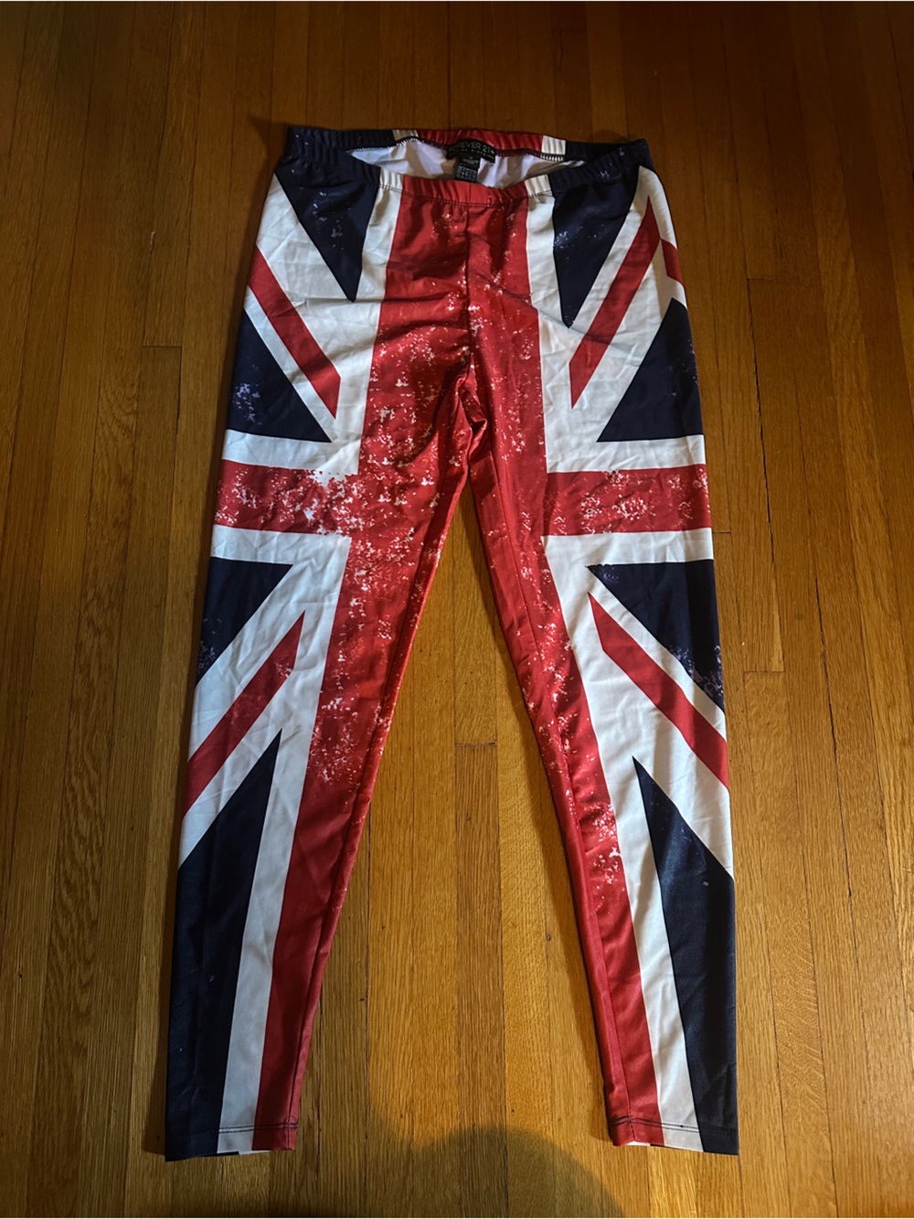 Forever 21+ Union Jack Leggings, Size 1X, NWOT